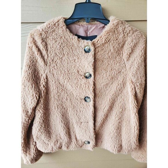 Vero Moda Faux Fur Short Teddy Jackets size Small - Picture 4 of 8